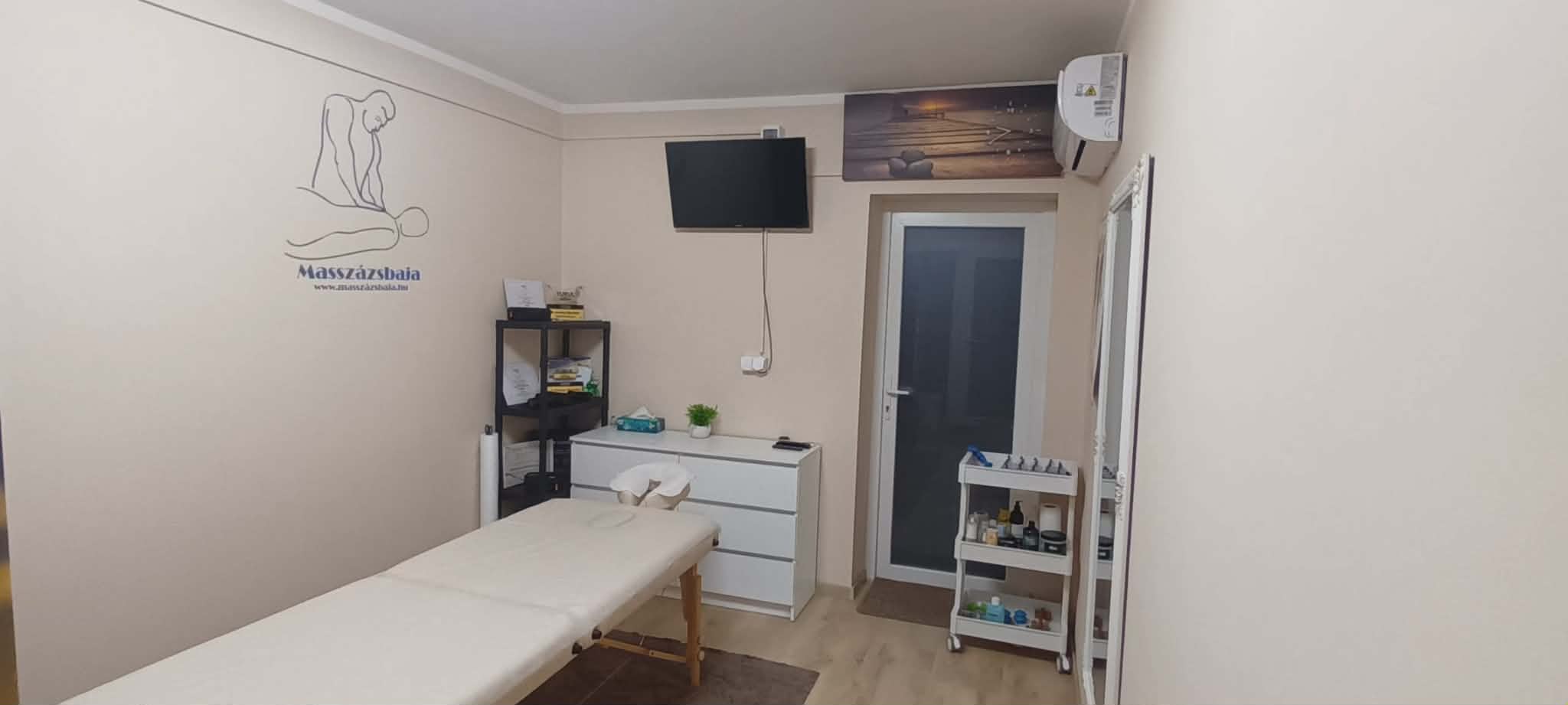 Masszázsbaja – rendelő belső tér