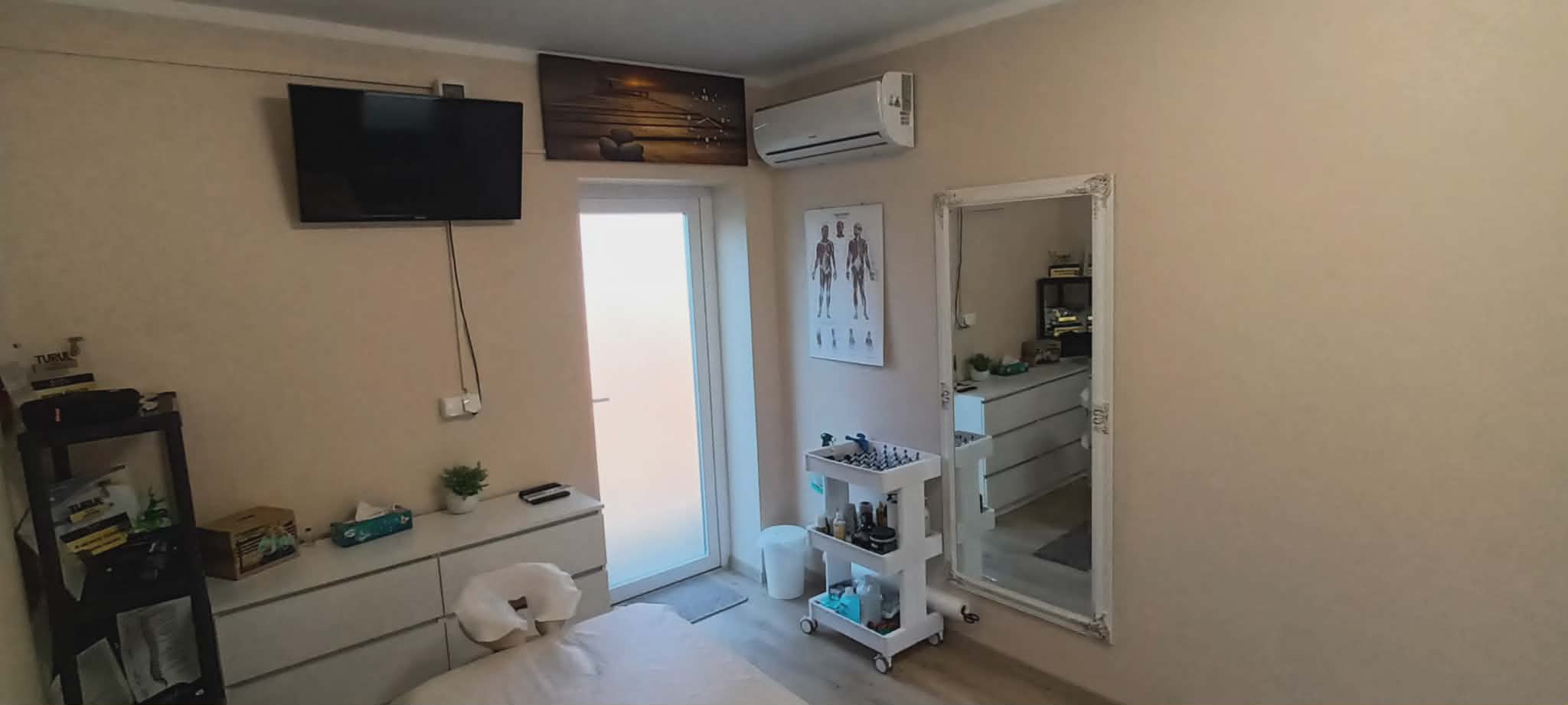 Masszázsbaja – felszerelt kezelőhely